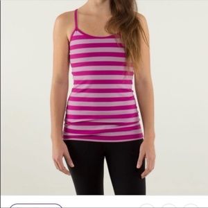 Lululemon | Power Y Tank Raspberry Stripe